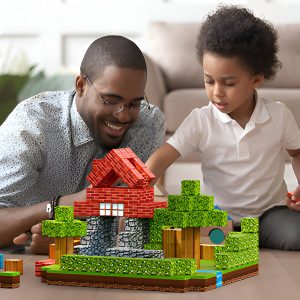 Magnetiniai miniatiūriniai kubeliai (48 vnt.) | MAGCRAFTI