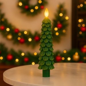 Mirganti be liepsnos šventinė žvakė | CANDLETREE